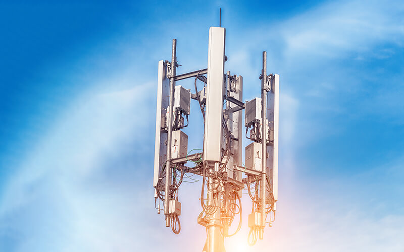 image of 5G antennas